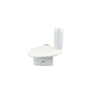 Green Guava Utility Tray with Cup and Tissue Dispenser - White